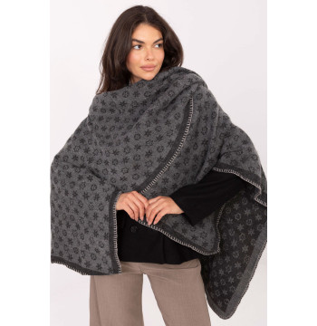Sweter Ponczo Model AT-PN-7661.89 Dark Grey - Factory Price