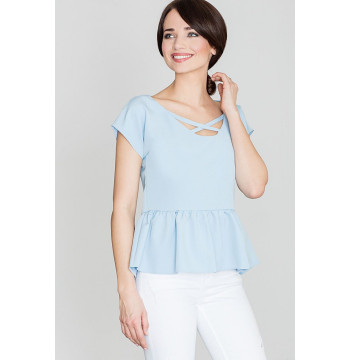Bluzka Model K396 Blue - Lenitif