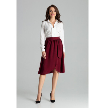 Spódnica Model L060 Bordo - Lenitif