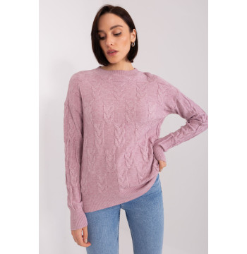 Sweter Damski Model AT-SW-2340.80 Light Violet - AT