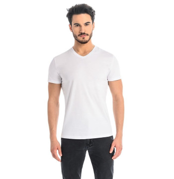 T-shirt Męski Model Dany V 1503 White - Teyli