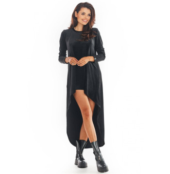 Sukienka Model A379 Black Welur - awama
