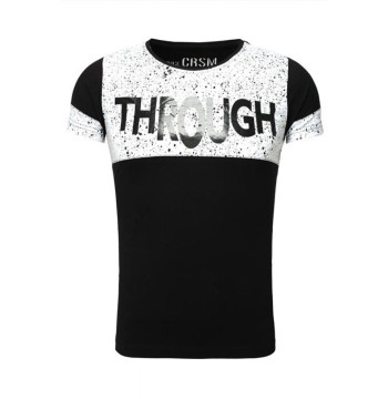 Tshirt Męski Model 17181 Black - YourNewStyle