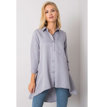 Koszula Damska Model EM-KS-556-1.11 Grey - Ex Moda