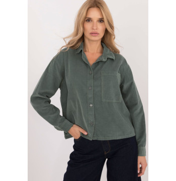 Koszula Damska Model D70046M11184A1 Dark Green - Sublevel