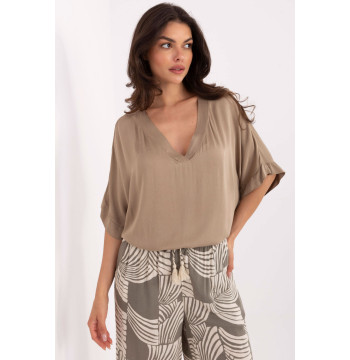 Bluzka Model TW-BZ-BI-3228.75 Beige - Och Bella