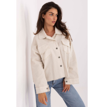 Koszula Damska Model IT-KS-FL5779.87 Light Beige - Rue Paris