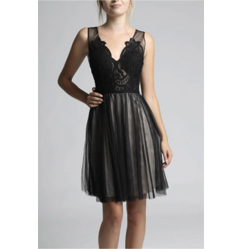 Sukienka Model 18520 Black/Beige - YourNewStyle