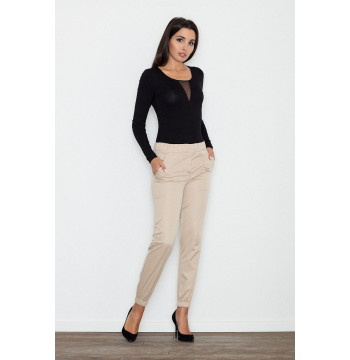 Spodnie Damskie Model M556 Beige - Figl