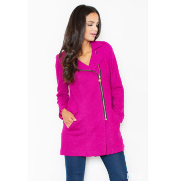 Płaszcz Damski Model M405 Dark Pink - Figl