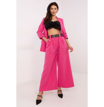 Spodnie Damskie Model DHJ-SP-5583-1.83 Dark Pink - Italy Moda