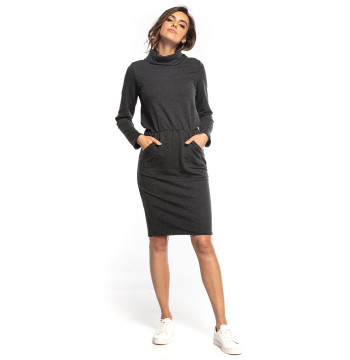 Sukienka Model T358/3 Dark Grey - Tessita