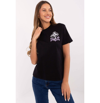 T-shirt Damski Model D12022AC02645H Grafit - Sublevel