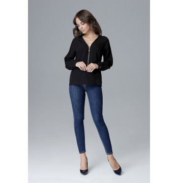 Bluzka Model L023 Black - Lenitif