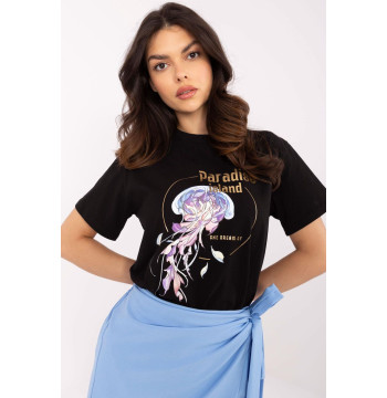 Tshirt Damski Model CLM-BZ-0020.75 Black - Factory Price