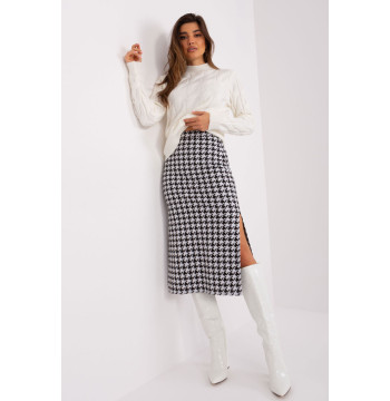 Spódnica Model LK-SD-509400-1.09P White/Black - Lakerta