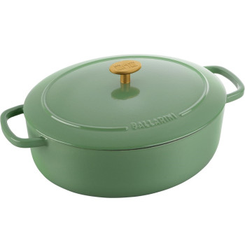 BALLARINI BELLAMONTE Garnek żeliwny owalny 4.5 ltr, zielony