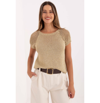 Sweter Damski Model MI-BZ-1607.93 Gold - Italy Moda