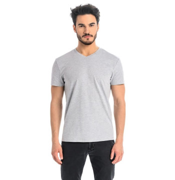 T-shirt Męski Model Dany V 1503 Grey - Teyli