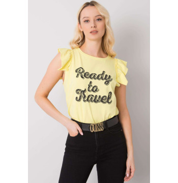 Bluzka Model FA-BZ-7191.10P Light Yellow - Fancy