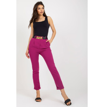 Spodnie Damskie Model DHJ-SP-13165.20 Violet - Italy Moda