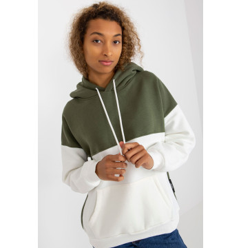 Bluza Damska Model AP-BL-AP-3001.98P Khaki - Rue Paris