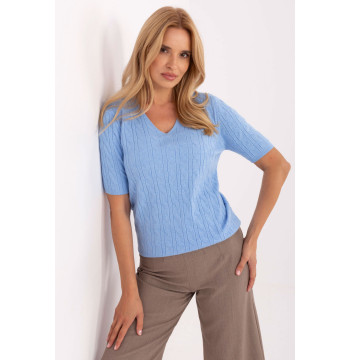 Sweter Damski Model PM-SW-B-615.18 Light Blue - Factory Price