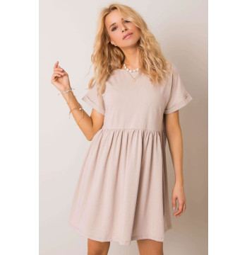 Sukienka Model RV-SK-5672.03P Beige - Rue Paris