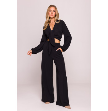 Spodnie Damskie Model MOE862 Black - Moe