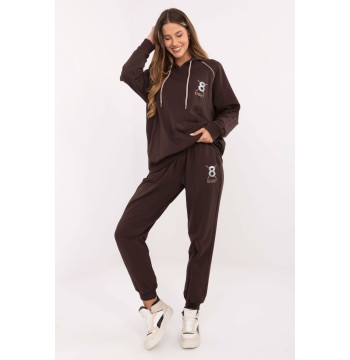 Spodnie Komplet Model RV-KMPL-A884.22 Dark Brown - Relevance
