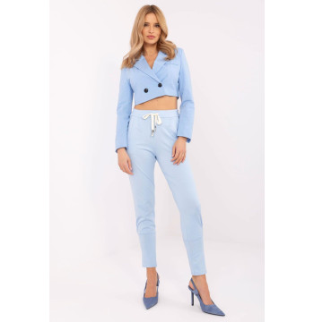 Spodnie Dresowe Model DHJ-SP-9283.83P Light Blue - Italy Moda