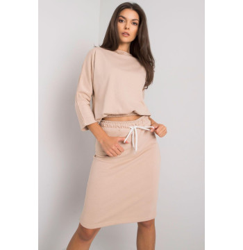 Spódnica Komplet Model EM-KMPL-621.21P Beige - Ex Moda