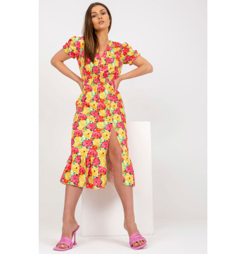 Sukienka Model DHJ-SK-7006-3.39 Yellow - Italy Moda