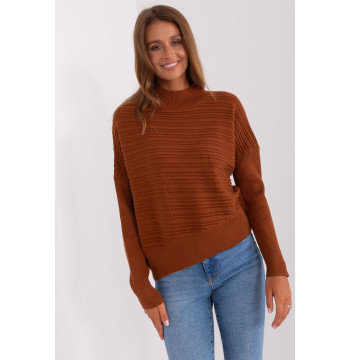 Sweter Damski Model AT-SW-2368.36X Brown - AT