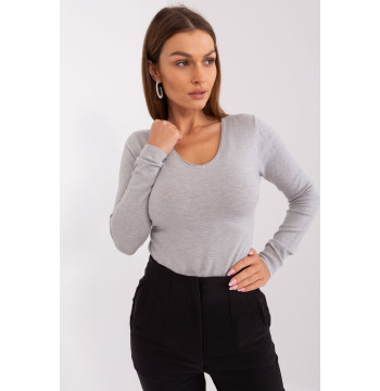 Sweter Damski Model PM-SW-WB92918B.57 Grey - Factory Price