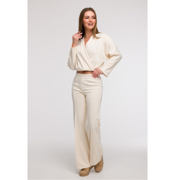 Spodnie Dresowe Model B296 Wanilia - BeWear