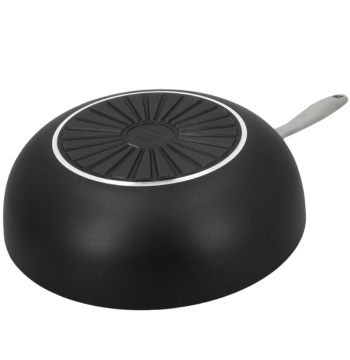 Wok ceramiczny DEMEYERE Alu Industry 3 40851-450-0 - 28 cm