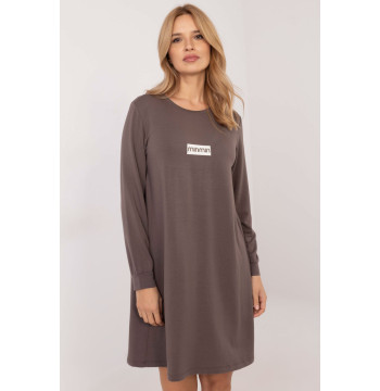 Sukienka Model RV-SK-A-165.61 Dark Brown - Relevance