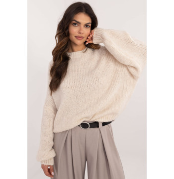 Sweter Damski Model TW-SW-BI-3565.69 Ecru - Och Bella