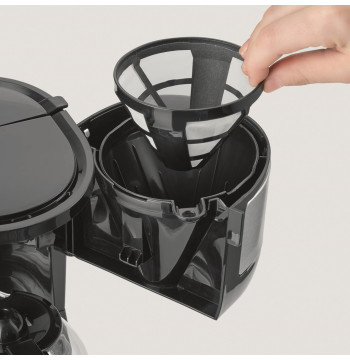 SEVERIN EKSPRES PRZELEWOWY DO KAWY INOX, POJ. DZBANKA 0,4 L, POJ. ZBIORNIKA 0,6 L, FILTR 1X2, PŁYTA GRZEWCZA, MOC 750W KA4808