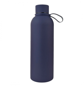 Bidon, butelka termiczna 500ML, stal nierdzewna z powłoką SOFT TOUCH granat BD46GRAN