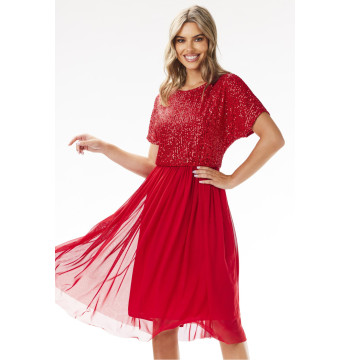 Sukienka Model A689 Red - awama