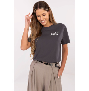 Tshirt Damski Model D12022M02738A Grafit - Sublevel