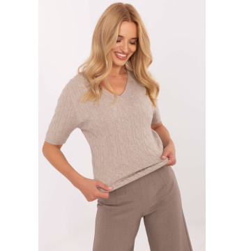 Sweter Damski Model PM-SW-B-615.18 Beige - Factory Price