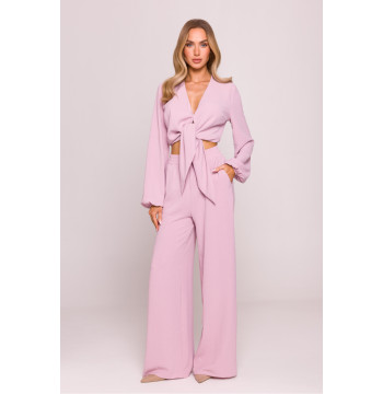 Spodnie Damskie Model MOE862 Dirty Pink - Moe