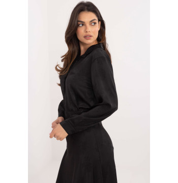 Koszula Damska Model DHJ-KS-19832.91 Black - Italy Moda