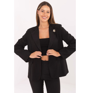 Marynarka Model IT-MA-FL8391.87 Black - Rue Paris