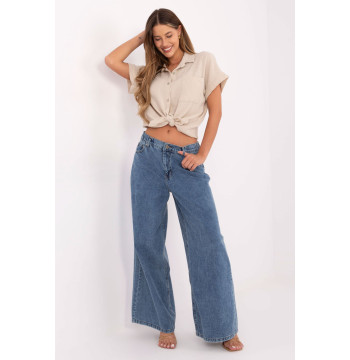 Spodnie Jeansy Damskie Model D80023BG62551M311 Blue - Sublevel