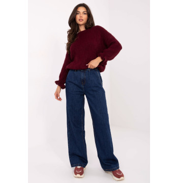 Spodnie Jeansy Damskie Model D80030BI62568D300 Dark Blue - Sublevel