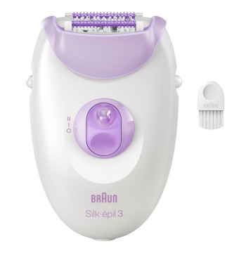 Depilator Braun Silk-épil 3 3-000 20 pęset(y) Fioletowy, Biały